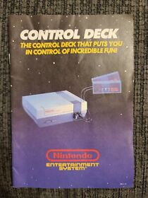 Nintendo NES: Control Deck System Console REV-2 [Manual del libro de instrucciones SOLAMENTE]