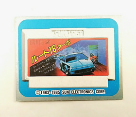 (Game Item) Mini Card, Famicom, ROUTE-16 TURBO, Menko, 1983-1985 Amada, Nintendo