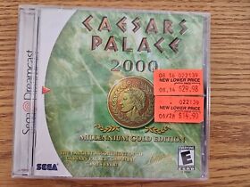 NEW SEALED Caesars Palace 2000: Millennium Gold Edition (Sega Dreamcast, 2000)