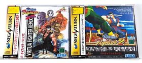 Virtua Fighter 2 + Remix + Spine Card Obi Sega Saturn Japan Japanese - US Seller