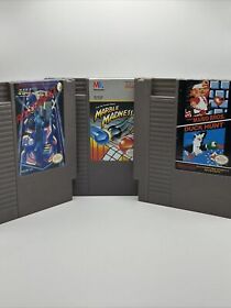Nintendo Nes Game Bundle / Mario Bros - Duck Hunt / Marble Madness / Rollerball