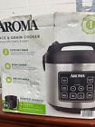 Aroma Housewares Rice Grain Cooker Food Steamer 2-8 Cup Digital Cool-Touch