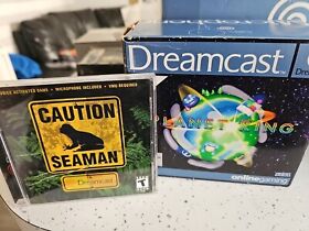  Dreamcast Planet Ring, Microphone Boxed And Complete Rare Pal With Seaman Ntsc