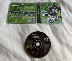 NFL 2K1 Standard Edition (Sega Dreamcast, 2000) CIB Complete Used Authentic