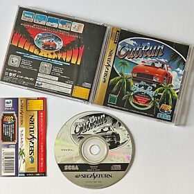 Sega Saturn Out Run w/Spine Outrun SS Racing Game Case Manual Disc Japan JP