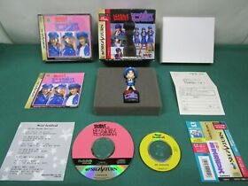 Sega Saturn Shutsudo! Minisuka Police. Limited. CD, doll, etc. JAPAN. SS. 18648
