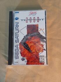 Tempest 2000 Atari Rare Sega Saturn Game w card Arcade Classic