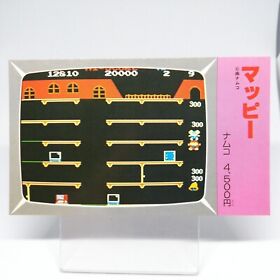 105 Mappy NAMCO Family Computer Victory Card Book Vol.2 1986 Japan Nes Rom