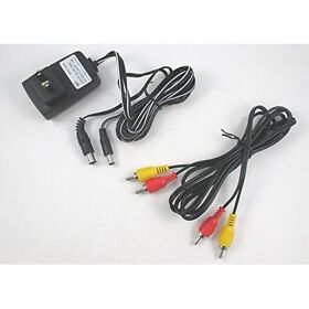 Original NES Hookup Connection Kit AC Adapter Power Cord AV Cable Vintage 6Z