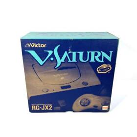Sega Saturn JVC Victor V-Saturn Console RG-JX2 w/Box tested working NTSC-J Japan