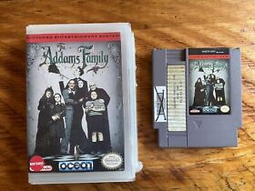 Nintendo NES The Addams Family, ¡probado! Con estuche de alquiler