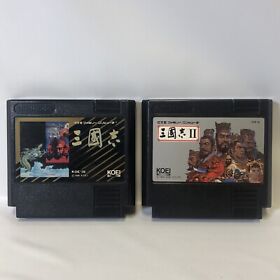 Sangokushi Romance of the Three Kingdoms 1/2 Famicom NES Japan Import US Seller