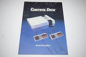 Cubierta de control Nintendo NES-001 Rev 7 1990 consola manual de instrucciones del propietario
