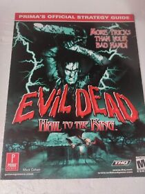 Prima's Official Strategy Guide EVIL DEAD HAIL TO THE KING PS1 PC Dreamcast