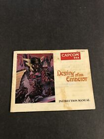destiny of an emperor nes Manual only