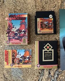NES Nintendo Road Runner CIB With Poster Unlicensed Tengen Tested Authentic