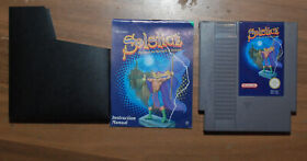 SOLSTICE-THE QUEST FOR THE STAFF OF DEMNOS - NINTENDO NES - w/ Manual
