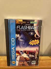 Flashback: The Quest for Identity (Sega CD, 1993)  CIB Manual w/ Reg Card Tested