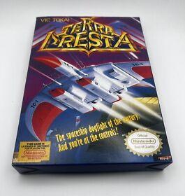 Terra Cresta 1989  Vic Tokai NES Complete in Box Excellent Condition