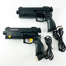 Sega Saturn GUN CONTROLLER Virtua Cop HSS-0152 -Work for CRT TV Only-  Lot 2