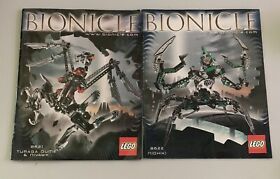 lego bionicle 8621 & 8622 manuals only