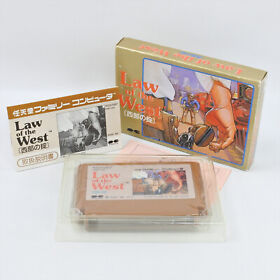 LAW OF THE WEST Famicom Nintendo 6199 fc
