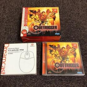 Outtrigger & Mouse Set Sega Dreamcast DC Boxed Manual HDR-0118 Japan import 2001