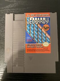 Jeopardy Junior Edition NINTENDO NES ~ GAME Only ~ Tested & Working ~ Authentic