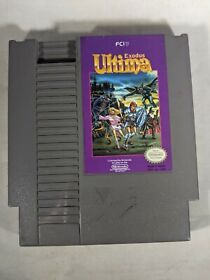 Ultima Exodus Nintendo Nes Cleaned & Tested Authentic vintage RARE FAST SHIPPING