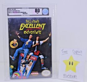 Bill & and Ted's Excellent Adventure New Nintendo NES Factory Sealed WATA VGA 80