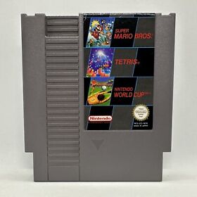 SUPER MARIO BROS. 1 / TETRIS / WORLD CUP / 3 IN 1 (Nintendo NES Spiel, PAL, NOE)