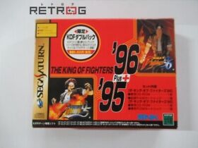 Sega Saturn The King of Fighters 96 Plus 95 KOF Double Pack RAM & ROM Used Japan