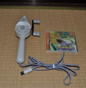SEGA Dreamcast Fishing Rod Controller + get bass HKT-8700 Controller Tested