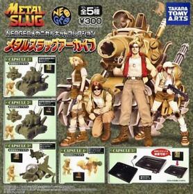 Takara Tomy x Neo Geo Metal Slug Mechanical Kit Figure Full Set of 5 pcs