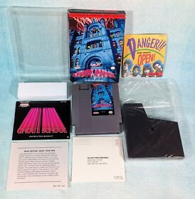 Ghoul School (Nintendo NES, 1992) Complete w/ Box, Manual, & Inserts - Tested!
