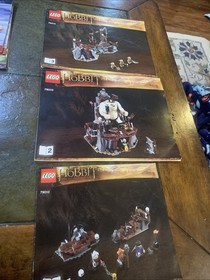 Lego 79010 The Hobbit The Goblin King Battle Instruction Manuals Only - 3 Books