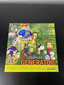 Generator Vol. 2 (Sega Dreamcast) Disc And Original Sleeve  🔥