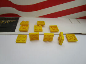 Lego (10) YELLOW 2 x 2 PLATES PART #3022 HARRY POTTER,CITY 