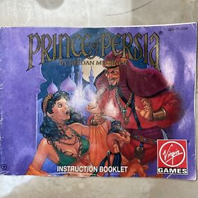 Prince of Persia Nintendo NES Manual Only ~ Instruction Booklet