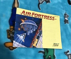 Nintendo NES Video Game Instruction Manual Air Fortress
