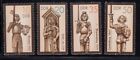 EAST GERMANY Statues of Roland, Medieval Hero MNH set