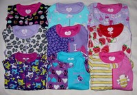 TCP BABY GIRL STRETCHIE FOOTED BLANKET SLEEPER COTTON L/S PAJAMAS 03-24M 2T-5T
