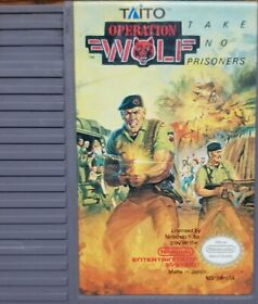 NINTENDO NES - Operation Wolf (1989) TAITO - TESTED & WORKING - Game Only