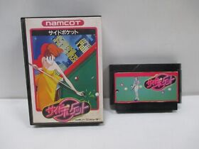 NES -- Side Pocket -- Cue sports. Box. Famicom, JAPAN Game. 10246