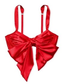 VICTORIA'S SECRET DREAM ANGELS OPEN CUP UNLINED BALCONET BRA BOW XS S M L XL NWT