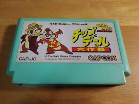 Chip N' Dale's Rescue Rangers Nintendo FC Famicom NES Japan