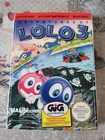 Adventures Of Lolo 3 - Console Nintendo Nes - Cib - Gig 🇮🇹 - 💎💣