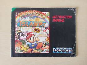 Folleto de instrucciones de Nintendo NES Rainbow Islands manual de usuario solo NES-64-UKV