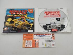 Monaco Grand Prix Racing Simulation 2 Sega Dreamcast Import Complete Near Mint