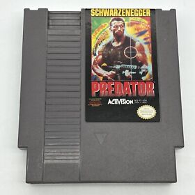 Predator Nintendo Entertainment System NES 1989 Tested And Works